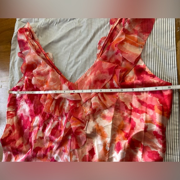 Oscar de la Renta short sleeve top Size L - Picture 6 of 8